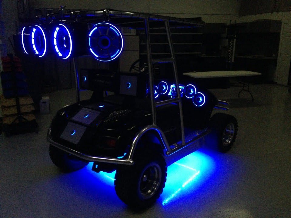 Golf Cart Audio "Upgrade" Features Over 3000 Watts of Power
