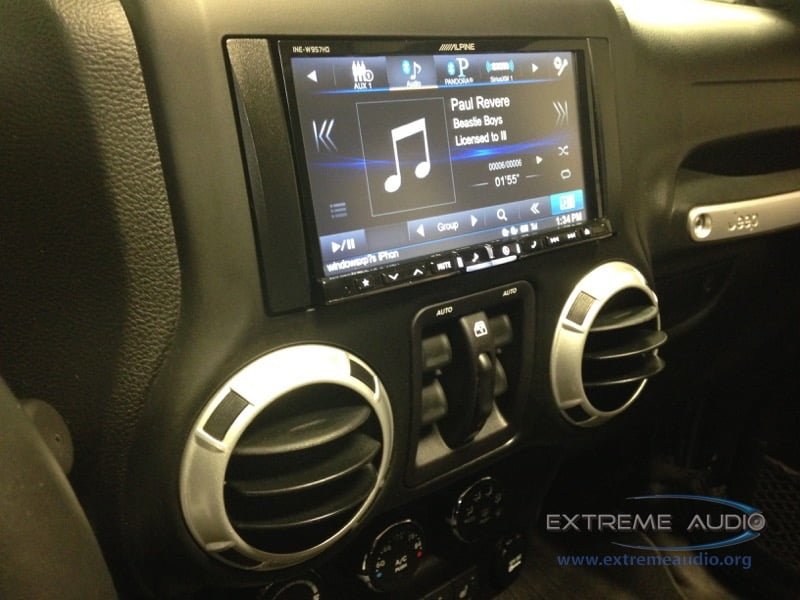 Mechanicsville Jeep Wrangler Gets Backup Camera and Navigation