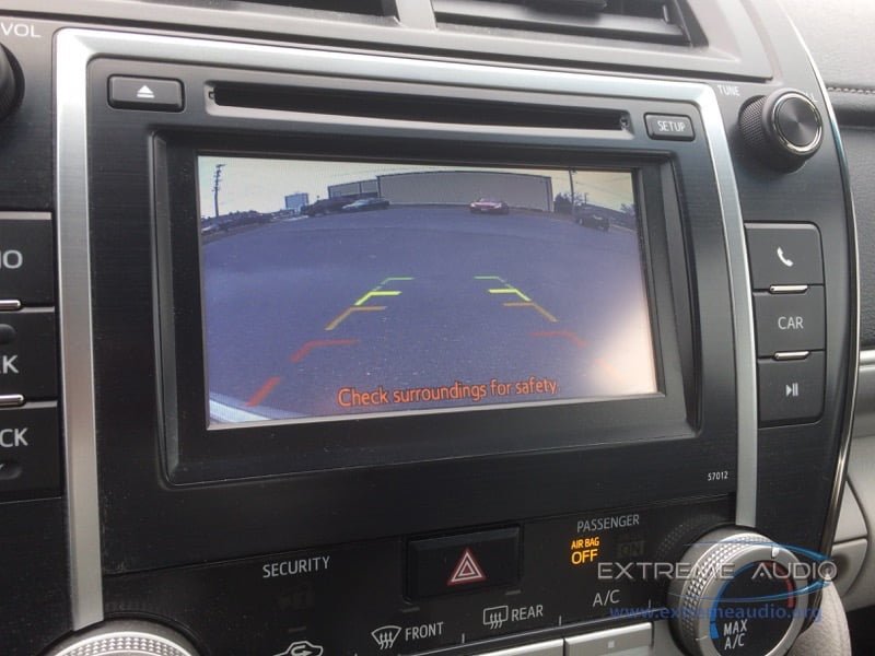 Richmond Client Gets 2012 Toyota Camry Backup Camera