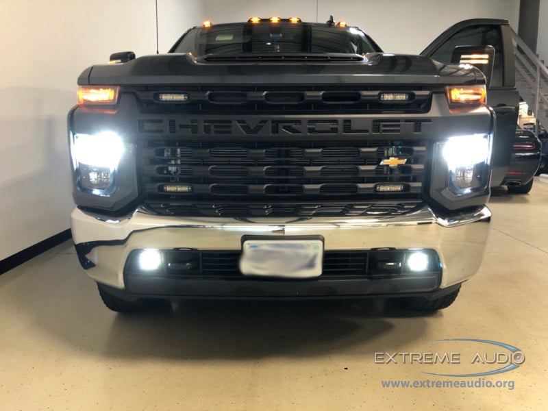 Chevy Silverado Safety Lighting Upgrade for Midlothian Client