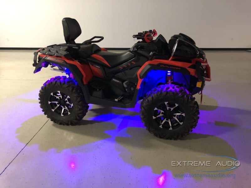 Can Am Outlander 4Wheeler Gets Audio and Lighting Upgrades